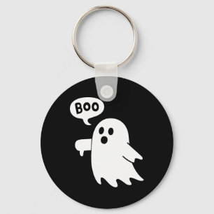 Duimen omlaag Ghost Schreeuwende Boo Afkeuring Gho Sleutelhanger