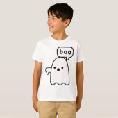Duimen omlaag Ghost Schreeuwende Boo Afkeuring Gho T-shirt (Voorkant volledig)
