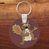 Duimt de eekhoorn omhoog sleutelhanger (Voorkant)