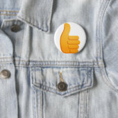 Duimt de Emoji Ronde Button 5,7 Cm (In situ)