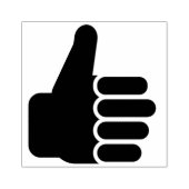 Duimt op Rubber Stempel (Afrduk)