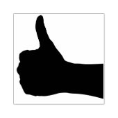 Duimt op Rubber Stempel (Afrduk)