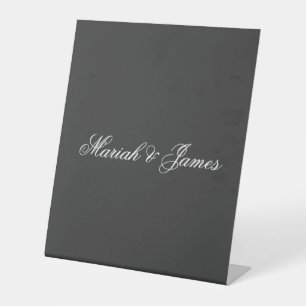 Duin Elegant Minimalist Modern Reclamebord Met Voetstuk