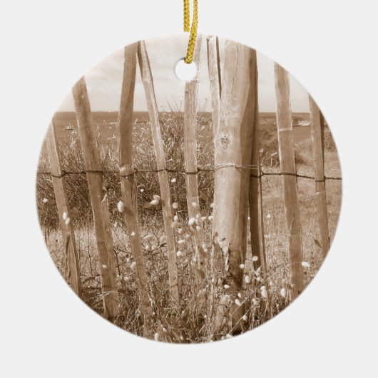 duin keramisch ornament (Voorkant)
