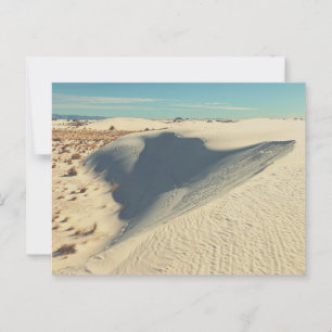 Duinen in het White Sands National Park Briefkaart