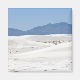 Duinen met Mountain uitzicht Magneet
