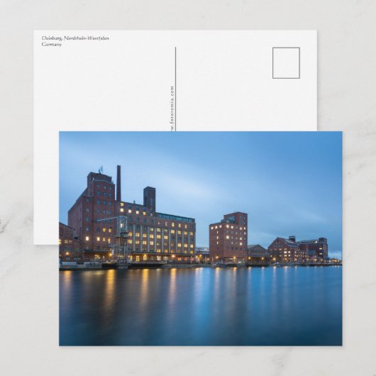 Duisburg Duitsland Briefkaart (Voorkant / Achterkant)