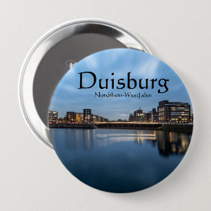 Duisburg Duitsland Souvenir  Ronde Button 4,0 Cm