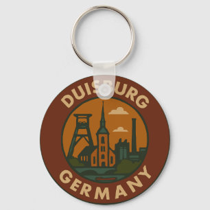 Duisburg Duitsland Stad Kunst Sleutelhanger