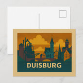 Duisburg Germany City Art Briefkaart (Voorkant / Achterkant)