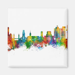 Duisburg Germany Skyline Magneet