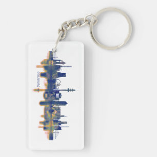 Duisburg Skyline Sleutelhanger