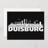 Duisburg Stadt Skyline - carte postale (Devant / Derrière)