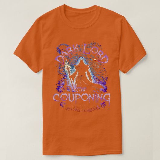 Duistere Heer van Couponing T-shirt (Design voorkant)