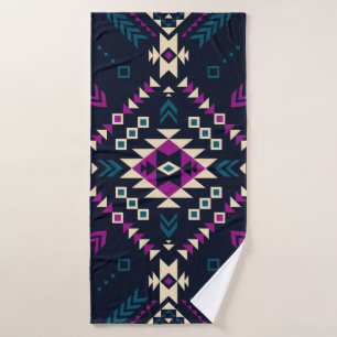 Duistere stam Navajo,  geometrisch. Badhanddoek
