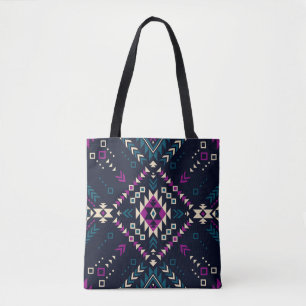 Duistere stam Navajo, geometrisch. Draagtas