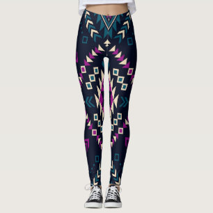 Duistere stam Navajo,  geometrisch. Leggings