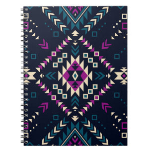 Duistere stam Navajo, geometrisch. Notitieboek