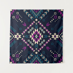 Duistere stam Navajo, geometrisch. Wandkleed