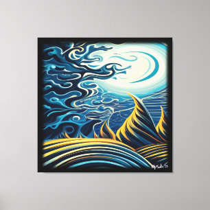 duisternis canvas afdruk