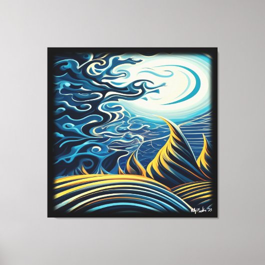 duisternis canvas afdruk (Voorkant)