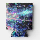 Duisternis en licht, donker opaal kristal: blikjeskoeler (Voorkant)