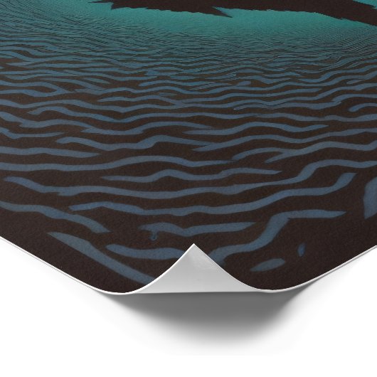 Duisternis gespiegeld poster (Hoek)