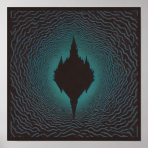 Duisternis gespiegeld poster