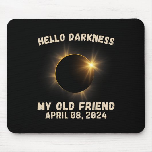 Duisternis Mijn oude vriend Eclipse Solar Eclipse  Muismat (Voorkant)