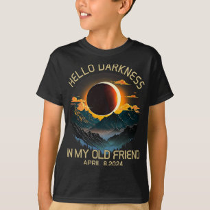 Duisternis Mijn oude vriend Zonsverduistering Apri T-shirt
