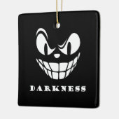 Duisternis monster gezicht keramisch ornament (Links)