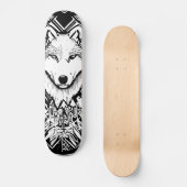 Duisternis Pierce Wolf Zwart Kleur Skateboard (Voorkant)