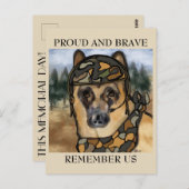 DUISTSE HERDER  BRIEFKAART (Voorkant / Achterkant)