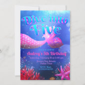 Duit in Vijf - Zeemeermin Kaart (Voorkant)