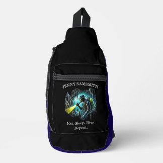 Duit meer, minder zorgen: Scuba plezier! Sling Bag