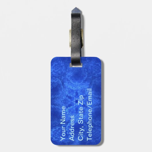 Duit - Shalom Bagagelabel (Achterkant verticaal)