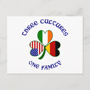 Duits 3 Culturen Briefkaart