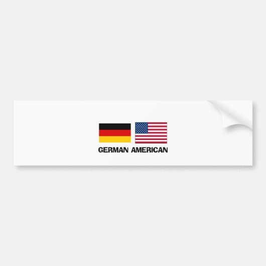 Duits-Amerikaans Bumpersticker (Voorkant)