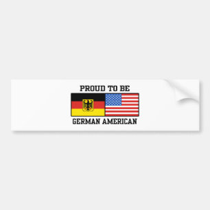 Duits-Amerikaans Bumpersticker