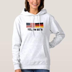 Duits-Amerikaans Ja Ik Ben Beide - Duitsland VS Bu Hoodie