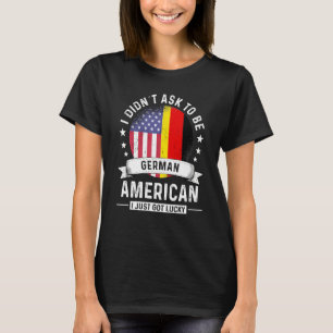 Duits-Amerikaanse Patriottische Gekweekte Humor Vl T-shirt