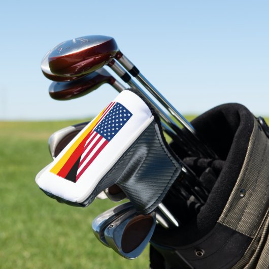 Duits - Amerikaanse pride - Duitsland - vlag Golf Golfheadcover (Insitu)