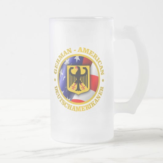 Duits-Amerikaanse Pride Matglas Bierpul (Rechts)