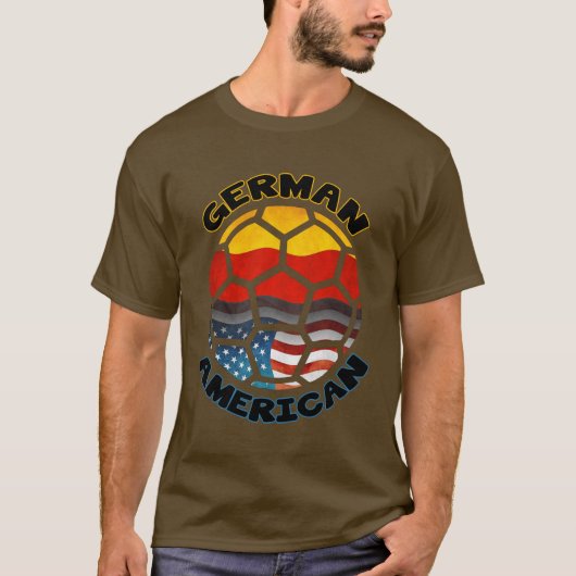 Duits-Amerikaanse Voetbal T-Shirt (Voorkant)