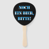 Duits Beer Festival Funny Quote Oktoberfest Hand Handwaaier (Voorkant)