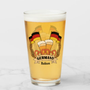 Duits Bier aangepaste naam pint glas