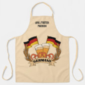 Duits bier aangepaste naam schort (Voorkant)