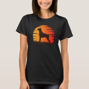 Duits Boxer Dog Retro 36 T-shirt
