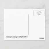 Duits Briefkaart Shepherd (Achterkant)