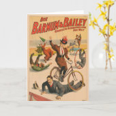 Duits circus Poster van artiesten, 1900. Kaart (Gele Bloem)